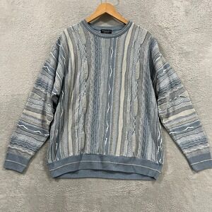 Vintage Franco Danti Striped Grandpa Cosby Colorful Coogi Style  Sweater Medium